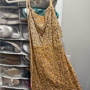 Gold Sequin Dress